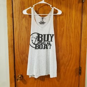 Autographed Chris Janson "Buy me a Boat" tank top